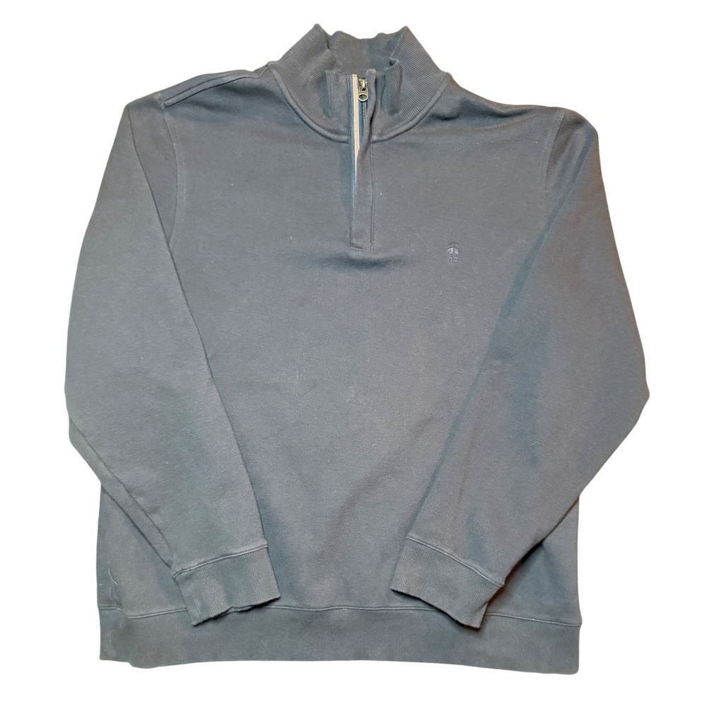 Brooks Brothers Red Fleece Quarter Zip Sweatshirt Mens XXL Navy Blue Pullover